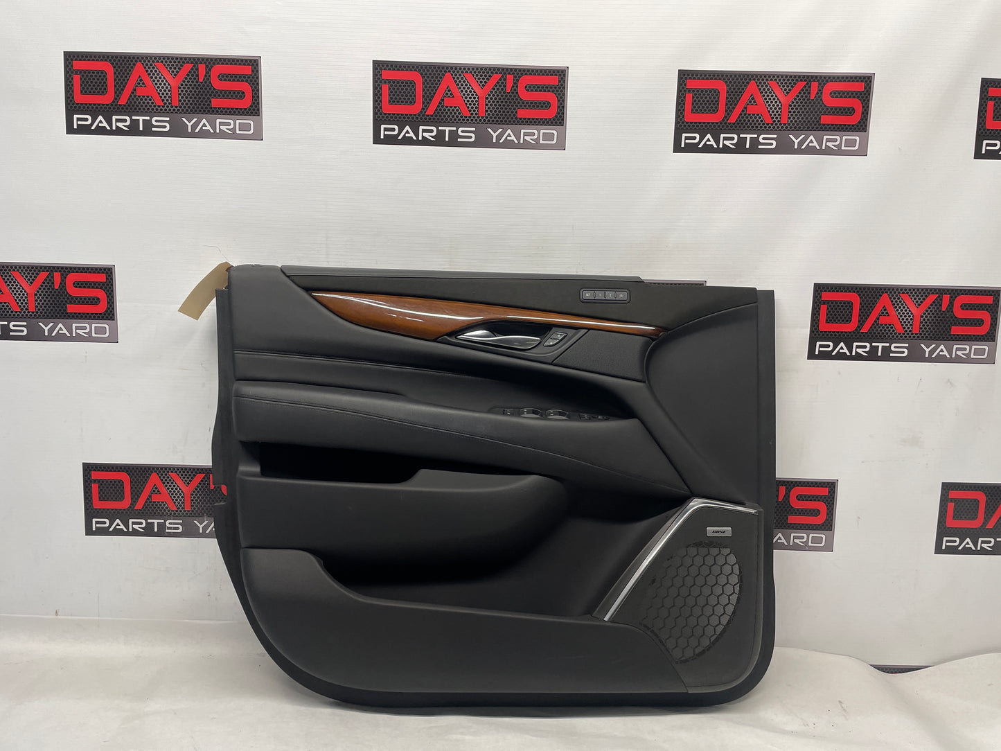 2018 Cadillac Escalade LH Driver Front Black Interior Door Panel Trim OEM