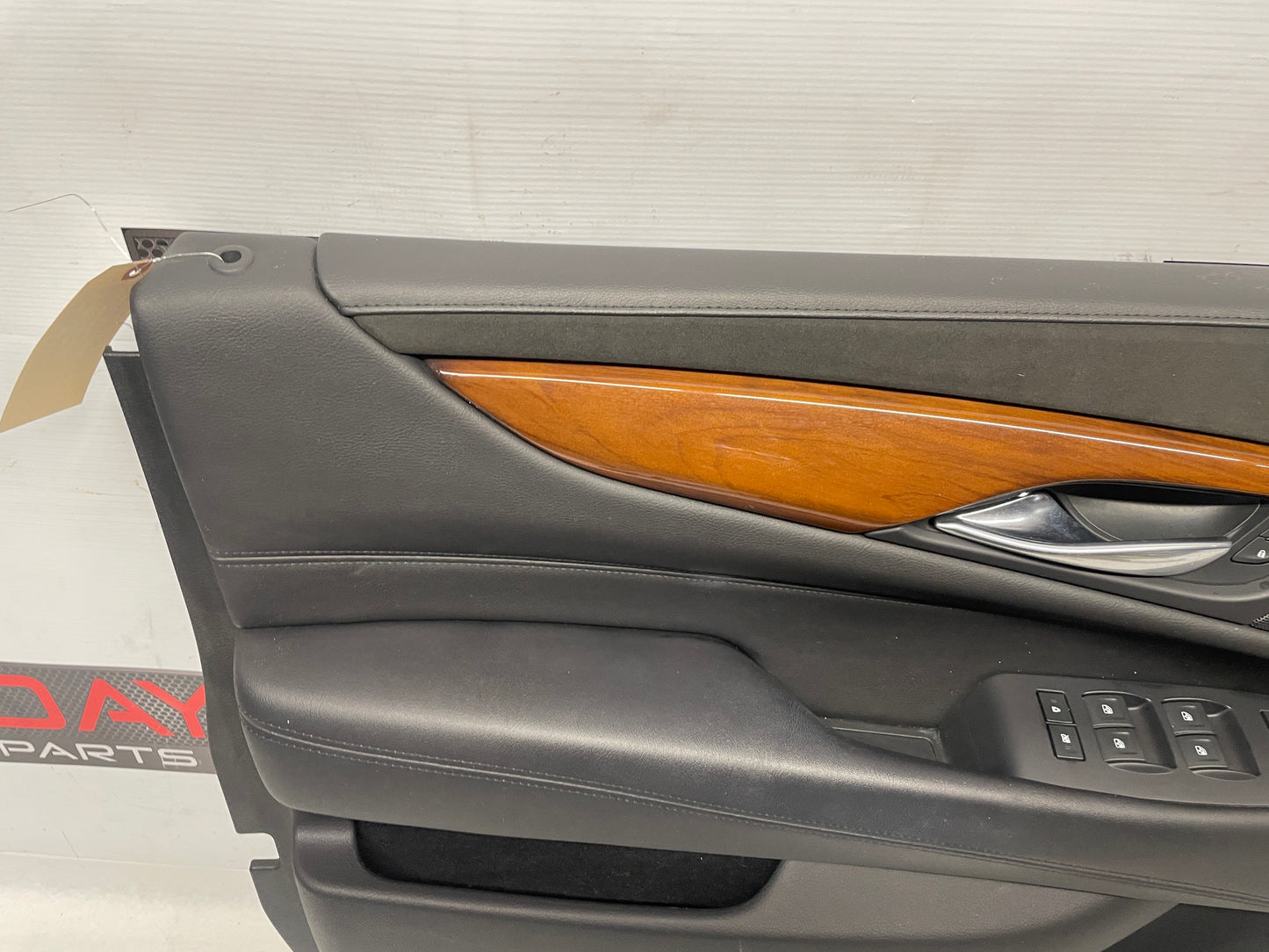 2018 Cadillac Escalade LH Driver Front Black Interior Door Panel Trim OEM