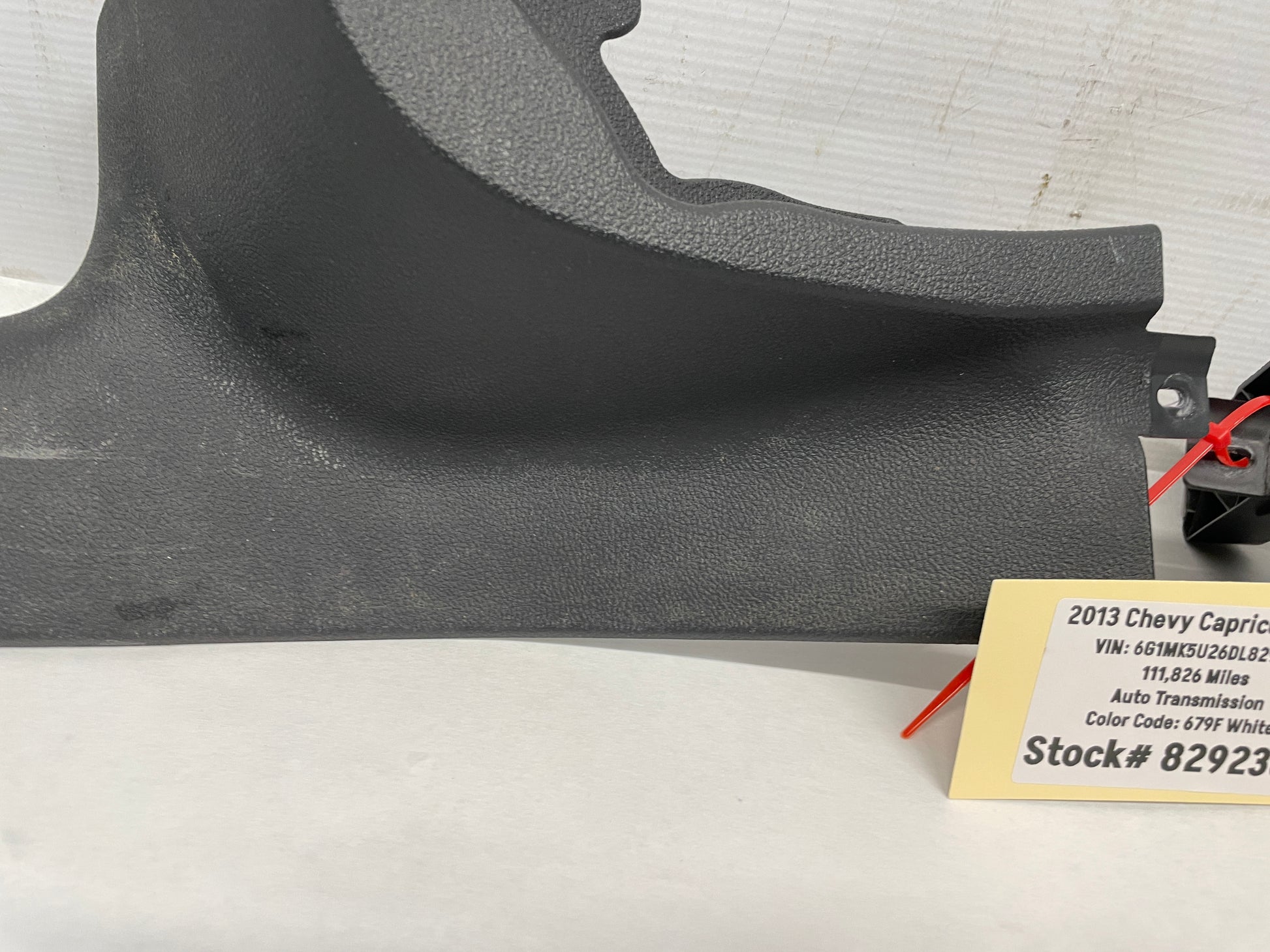 2013 Chevy Caprice PPV RH & LH Rear Door Carpet Retainer Sill Trim Panel Molding OEM - Day's Parts Yard