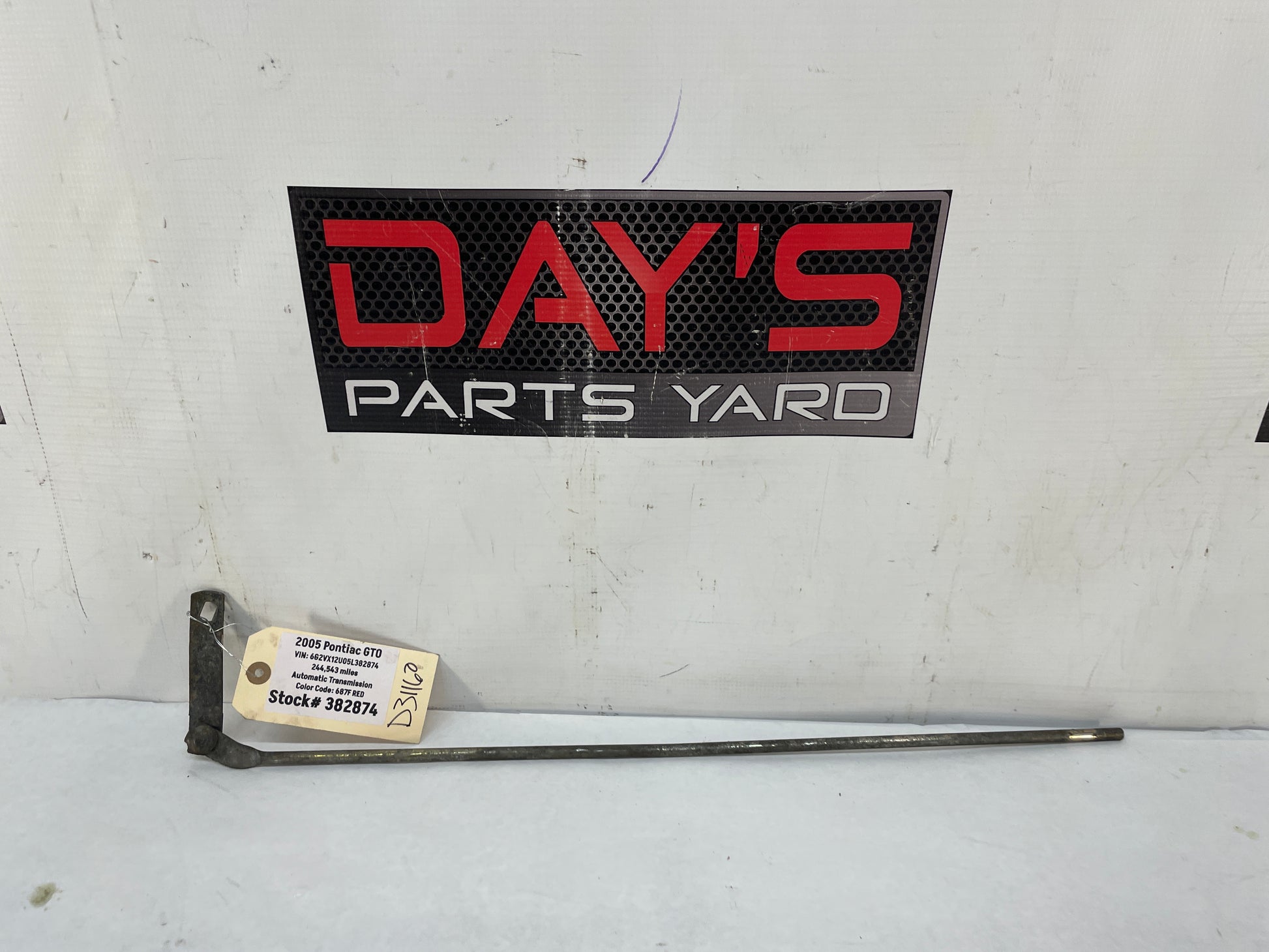 2005 Pontiac GTO Automatic Transmission Shifter Linkage Rod OEM - Day's Parts Yard