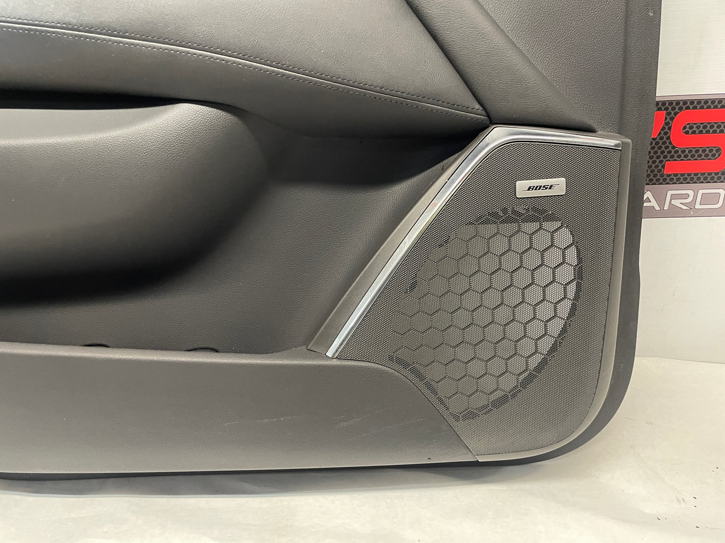2018 Cadillac Escalade LH Driver Front Black Interior Door Panel Trim OEM