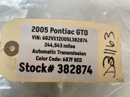 2005 Pontiac GTO Radiator Rubber Bushings Clips Isolators OEM - Day's Parts Yard
