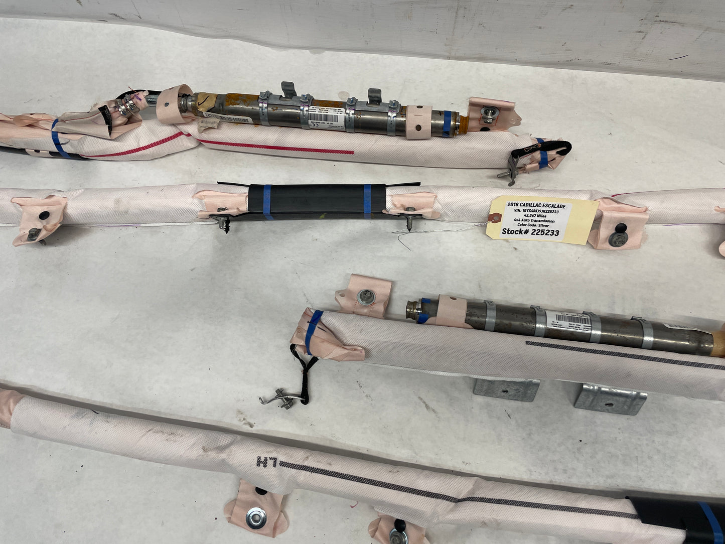 2018 Cadillac Escalade RH & LH Curtain Roof Head Air Bags Airbags SRS OEM