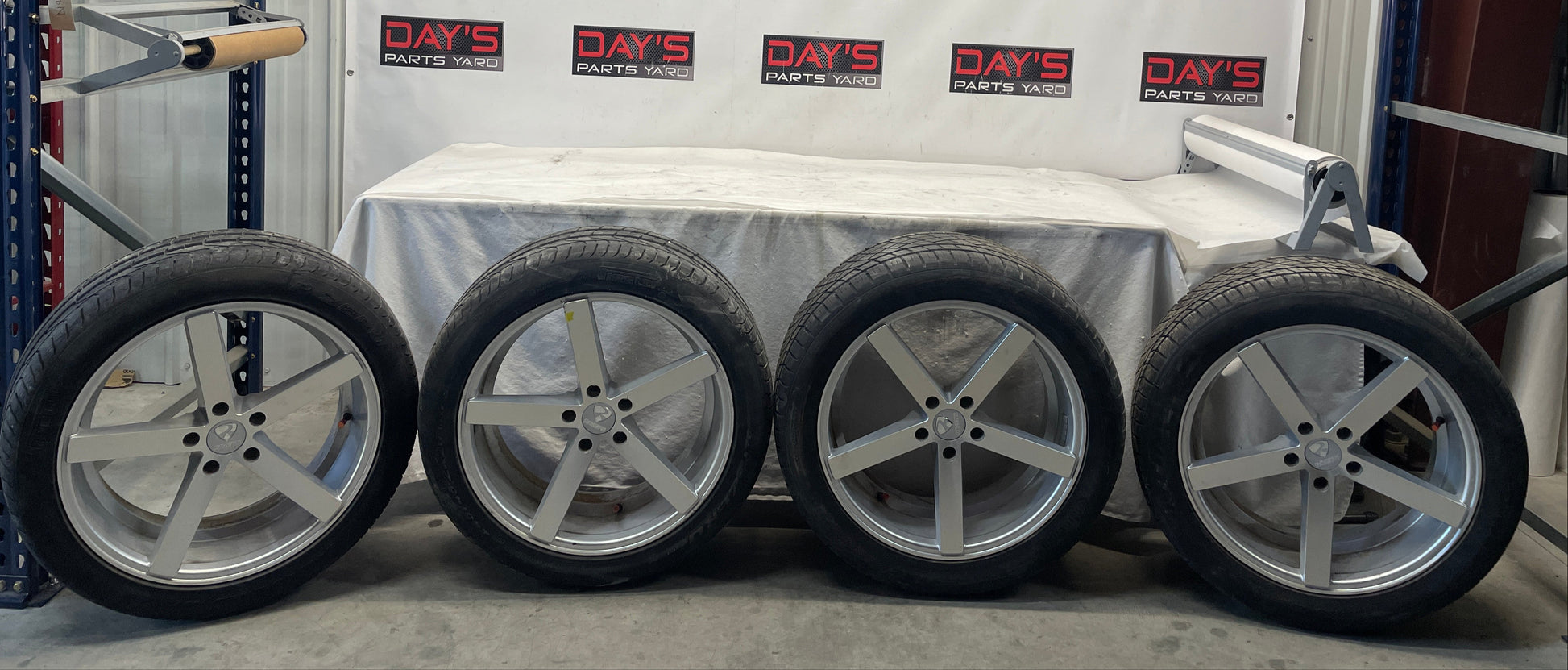 2012 Chevy Camaro SS Ravetti M13 Wheel and Tire Set 20X8.5 LOCAL PICK UP - Day's Parts Yard