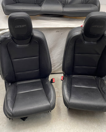 2013 Chevy Camaro SS Seats Front and Rear Black Leather OEM