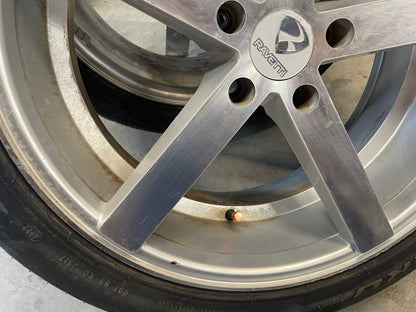 2012 Chevy Camaro SS Ravetti M13 Wheel and Tire Set 20X8.5 LOCAL PICK UP - Day's Parts Yard