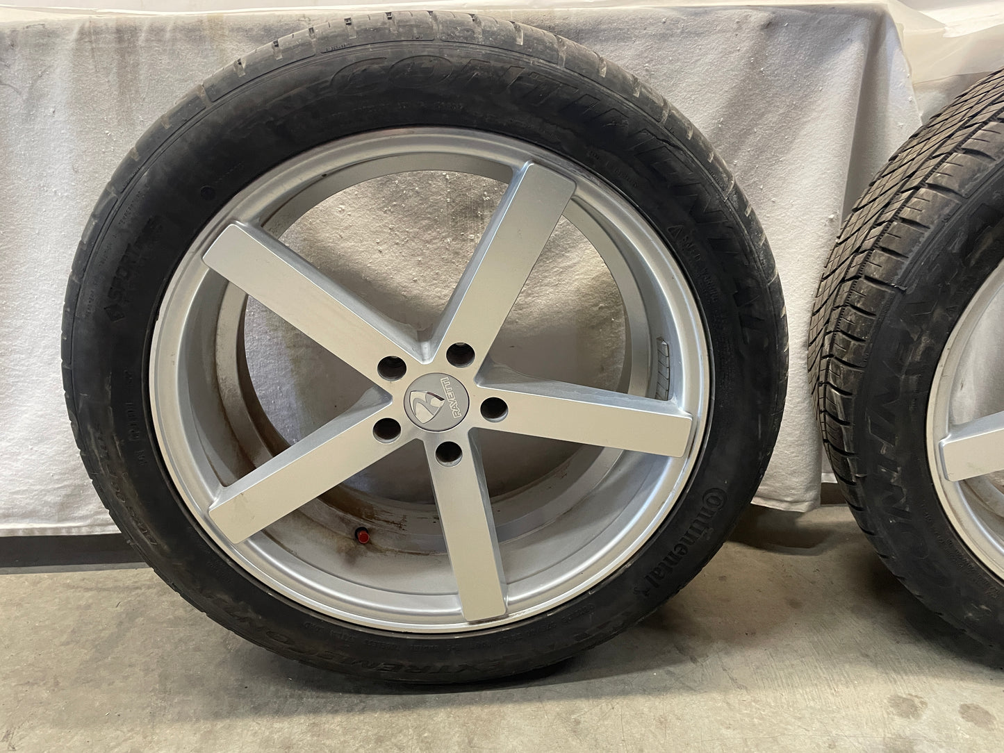 2012 Chevy Camaro SS Ravetti M13 Wheel and Tire Set 20X8.5 LOCAL PICK UP - Day's Parts Yard