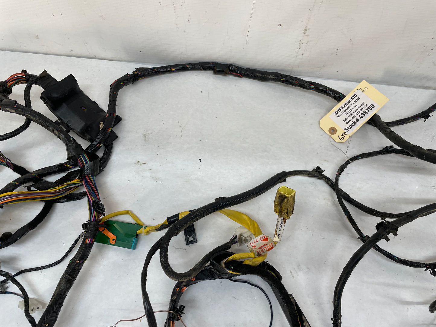2005 Pontiac GTO Chassis Body Junction Wire Wiring Harness OEM