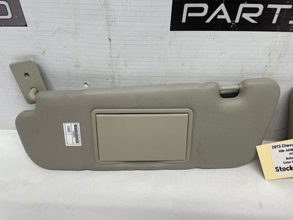 2013 Chevy Caprice PPV RH & LH Sun Visor Sunvisor Sun Shade OEM - Day's Parts Yard