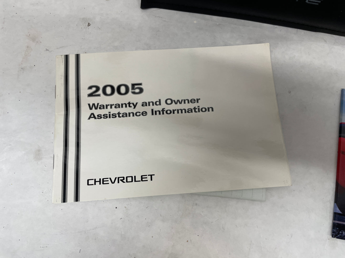 2005 Chevy C6 Corvette Owners Manual Book OEM - Day's Parts Yard