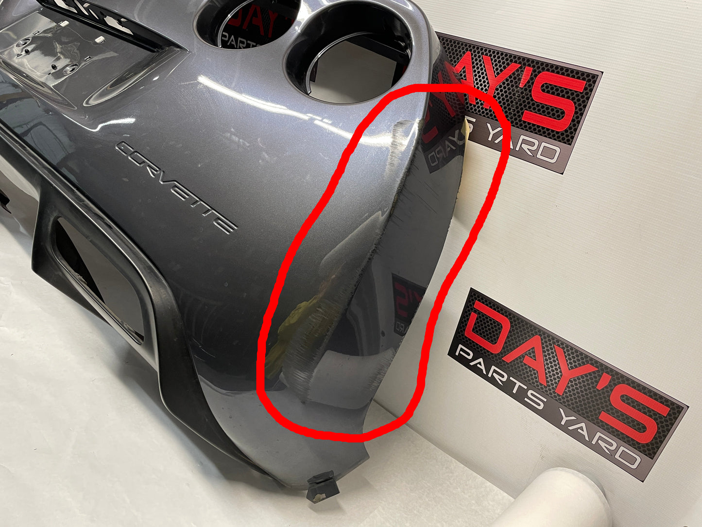 2011 Chevy C6 Corvette Grand Sport Rear Bumper Cover OEM