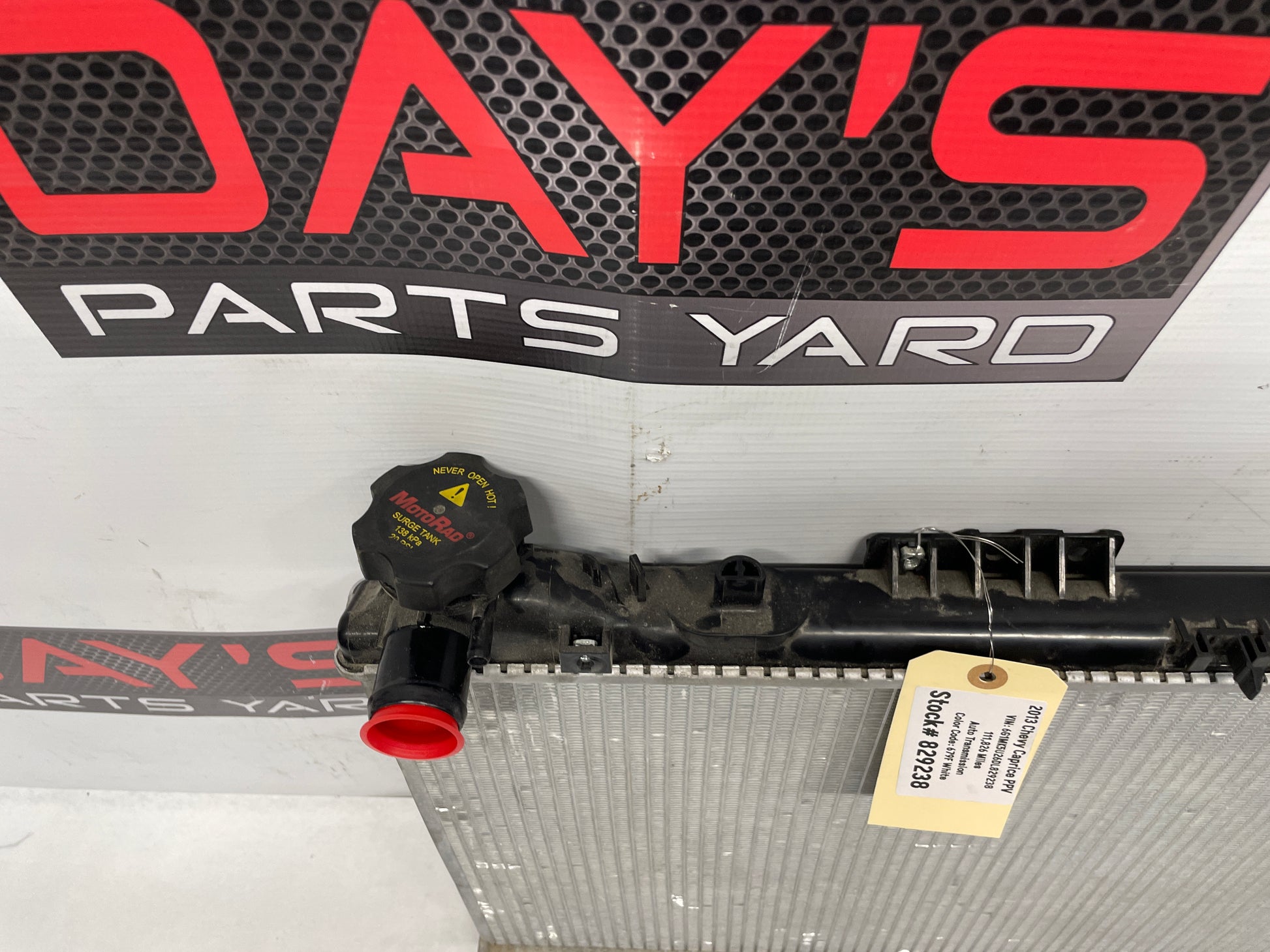 2013 Chevy Caprice PPV Coolant Radiator - Day's Parts Yard