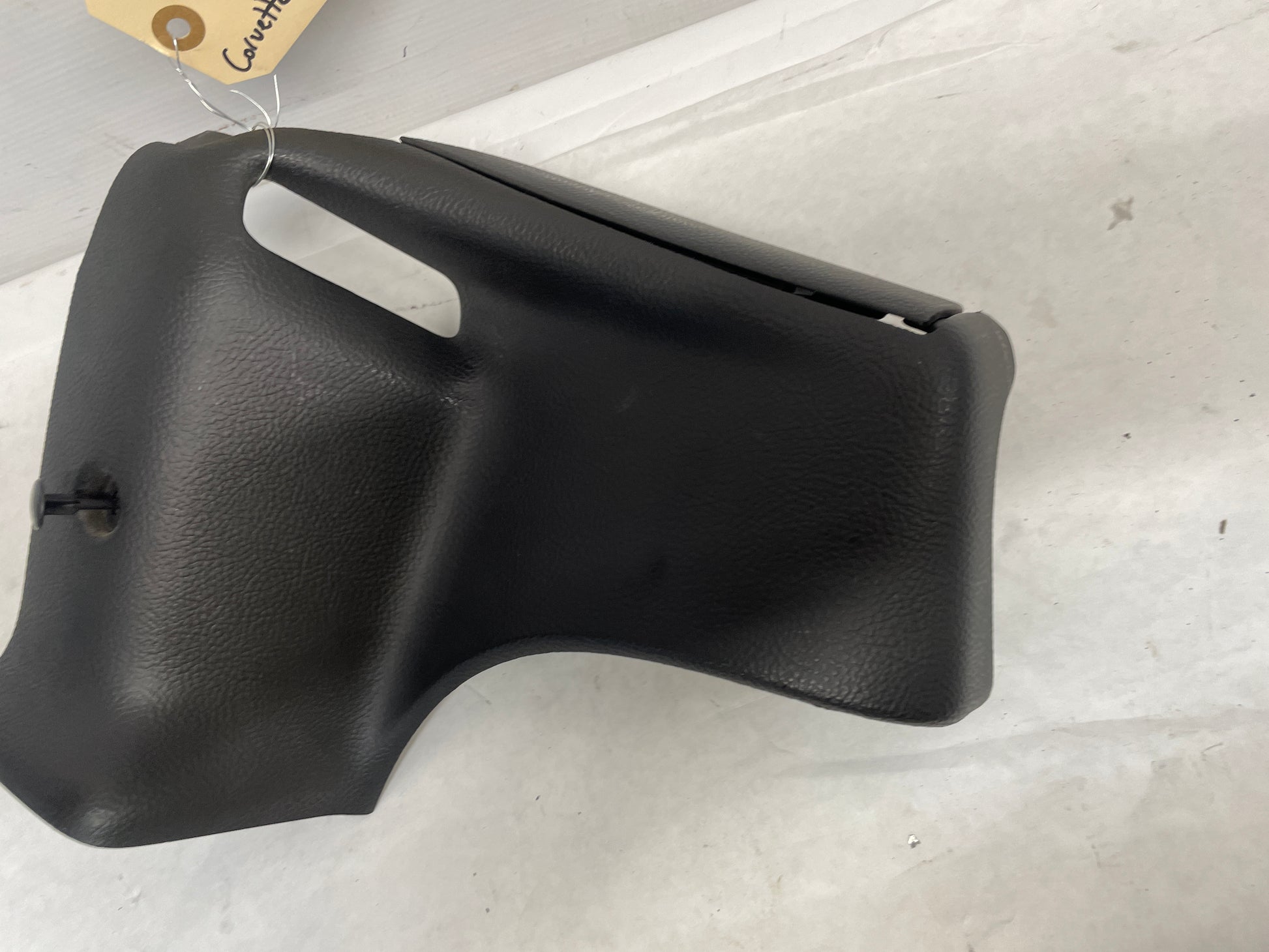 2005 Chevy C6 Corvette Convertible LH Driver Seatbelt Seat Belt Trim Cover Bezel OEM - Day's Parts Yard