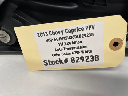 2013 Chevy Caprice PPV LH Driver Rear Door Panel OEM - Day's Parts Yard