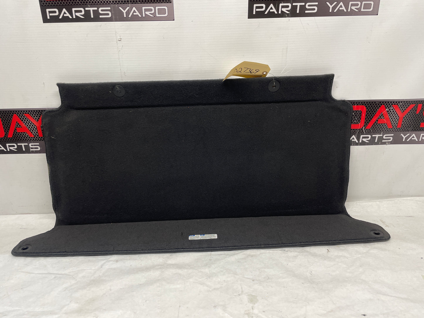 2005 Chevy C6 Corvette Convertible Cargo Trunk Divider Partition Panel Barrier OEM - Day's Parts Yard