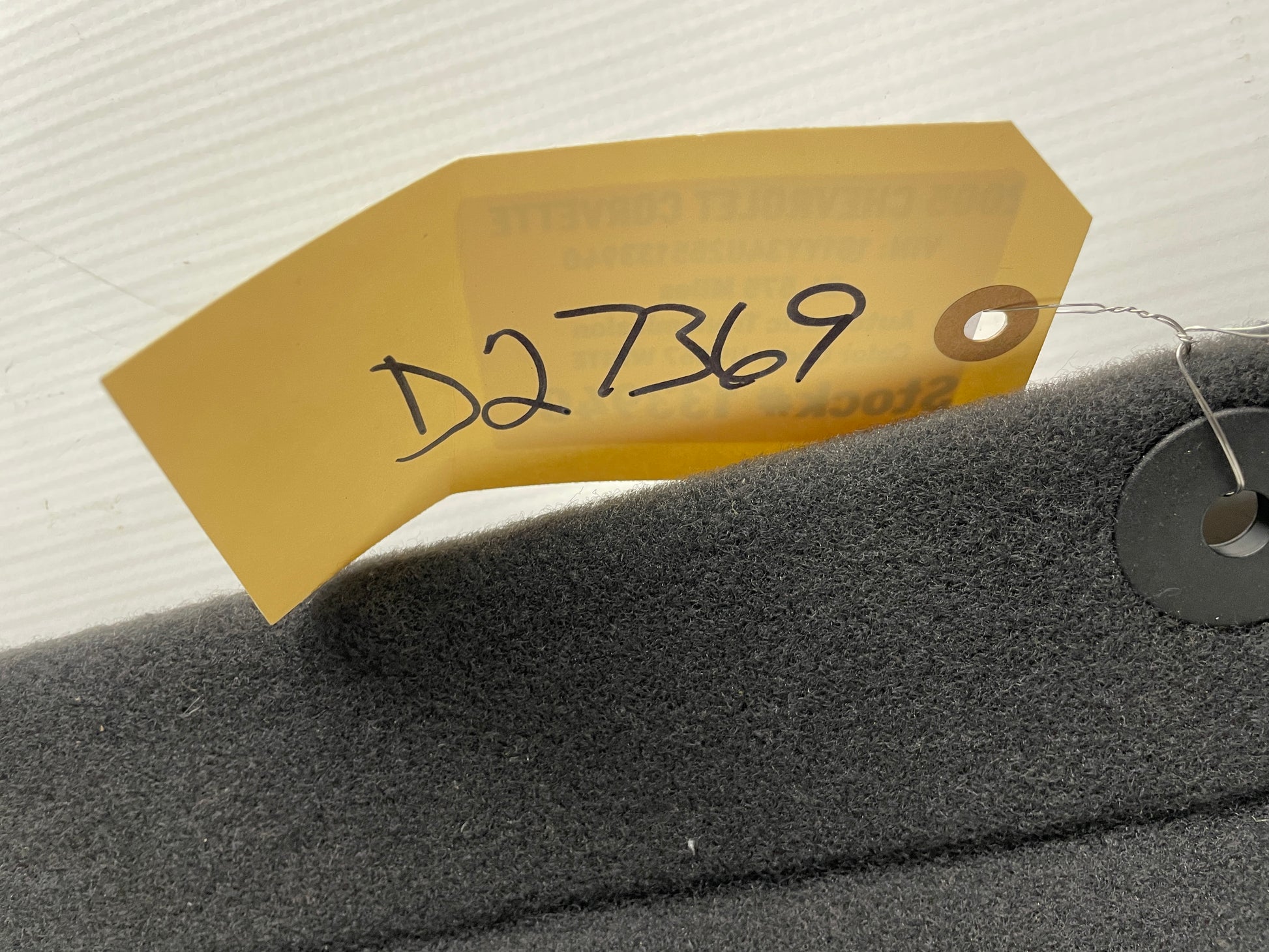 2005 Chevy C6 Corvette Convertible Cargo Trunk Divider Partition Panel Barrier OEM - Day's Parts Yard