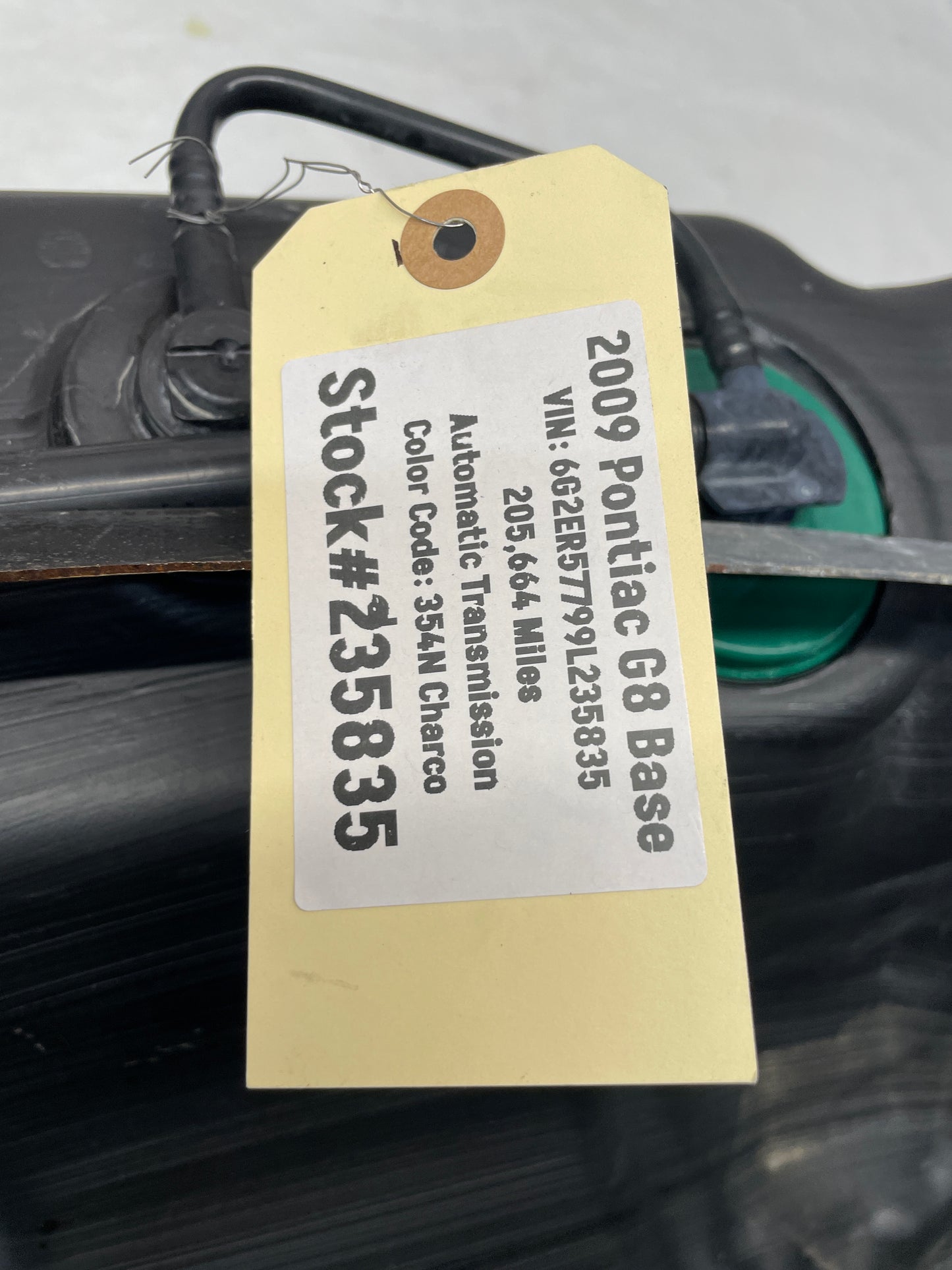 2009 Pontiac G8 Base Fuel Gas Tank w/ Pumps Sending Unit OEM - Day's Parts Yard