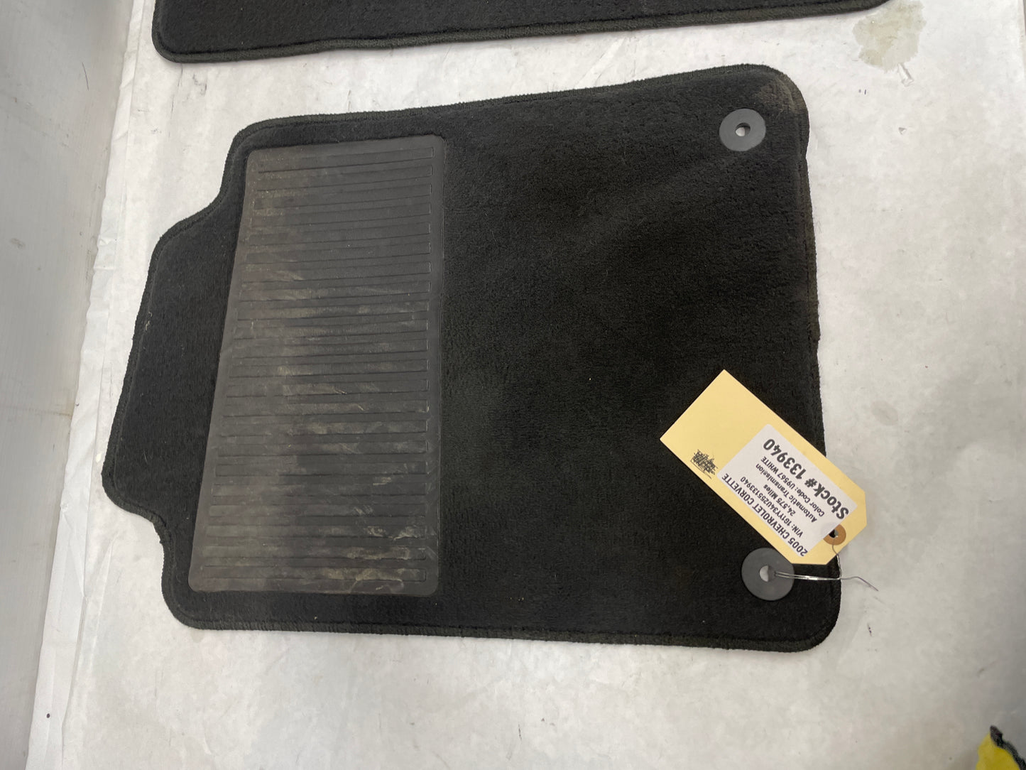 2005 Chevy C6 Corvette RH & LH Front Factory OEM Floor Mats - Day's Parts Yard