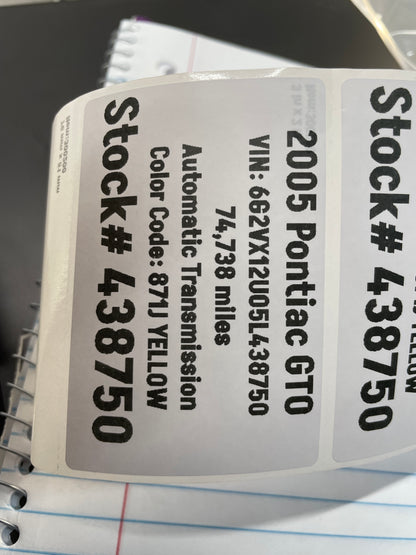 2005 Pontiac GTO Factory OEM Wheel 18X8