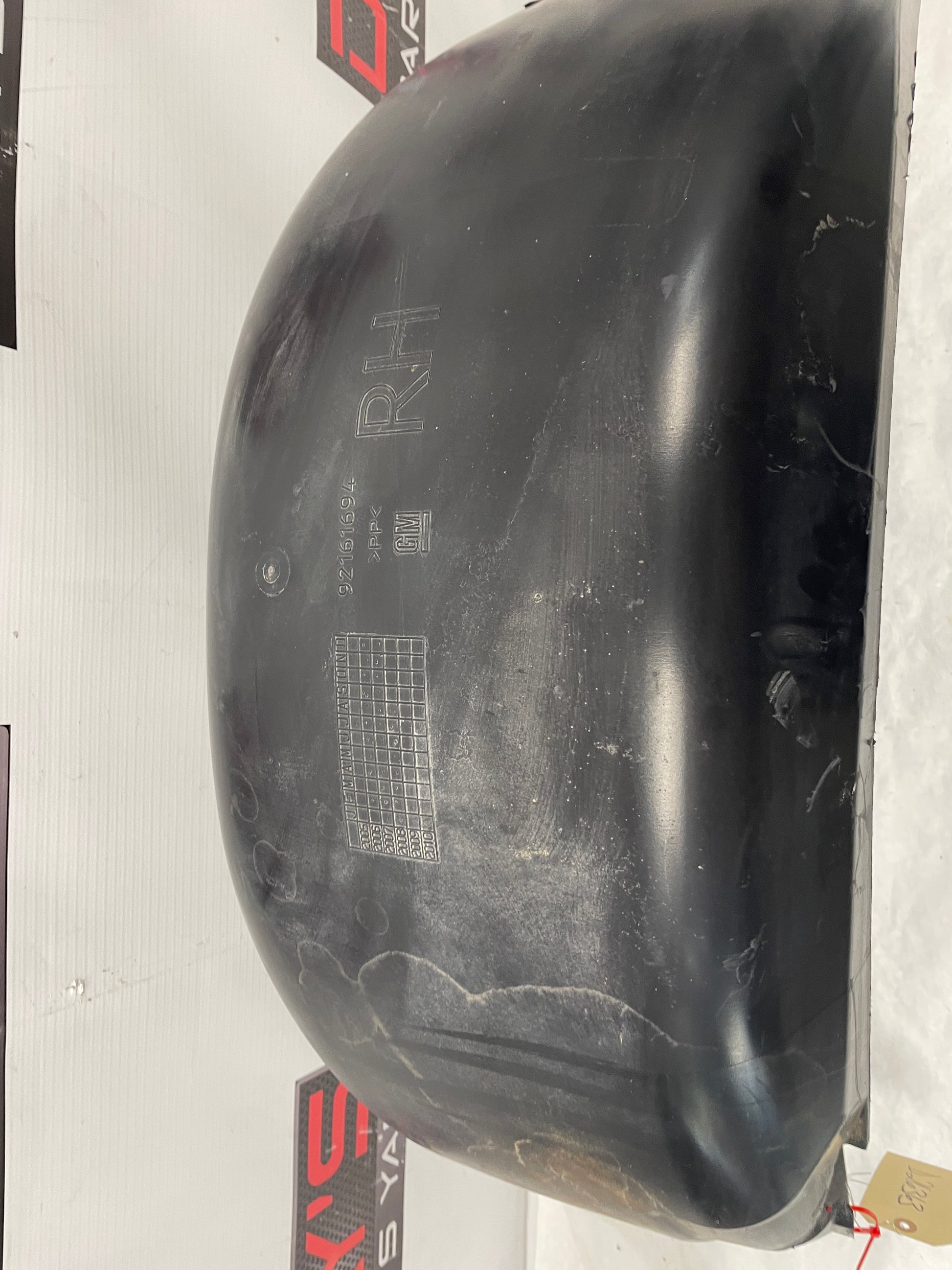 2009 Pontiac G8 GT RH Passenger Rear Fender Wheel House Well Liner OEM - Day's Parts Yard