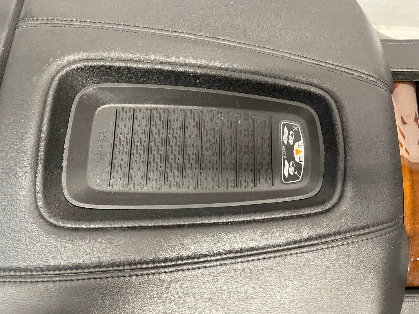 2018 Cadillac Escalade Black Center Console Armrest Assembly OEM