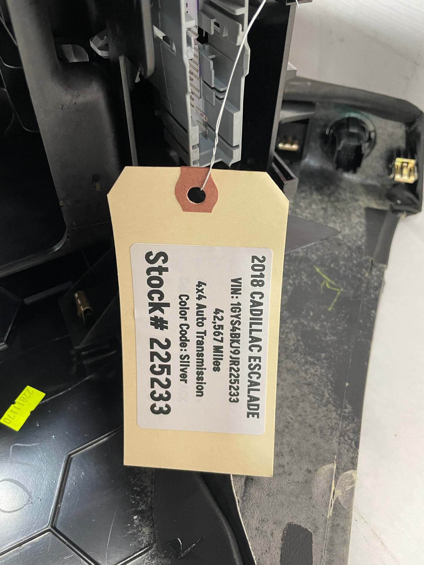 2018 Cadillac Escalade Black Center Console Armrest Assembly OEM