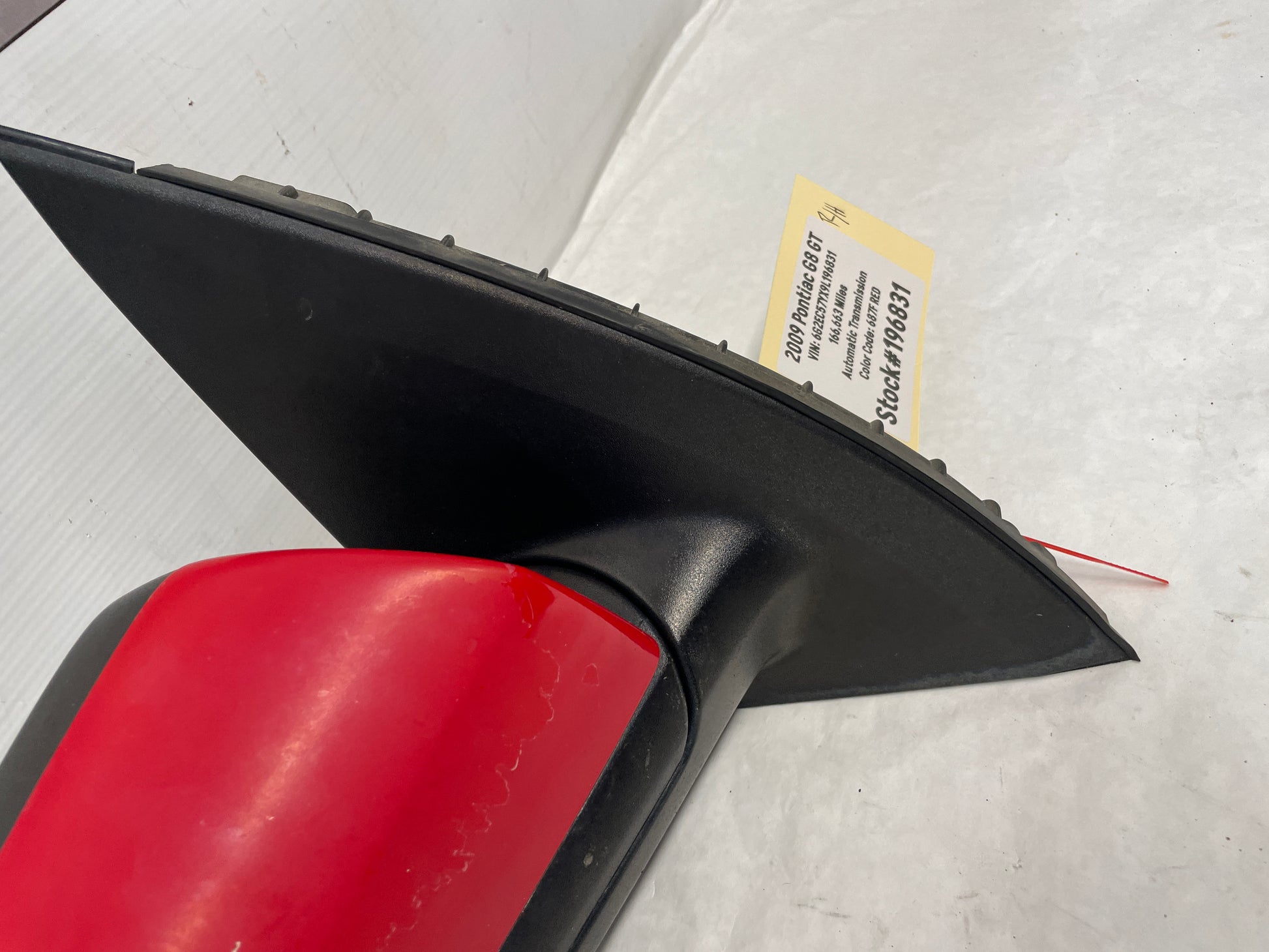 2009 Pontiac G8 GT RH Passenger Exterior Side Door Mirror OEM - Day's Parts Yard