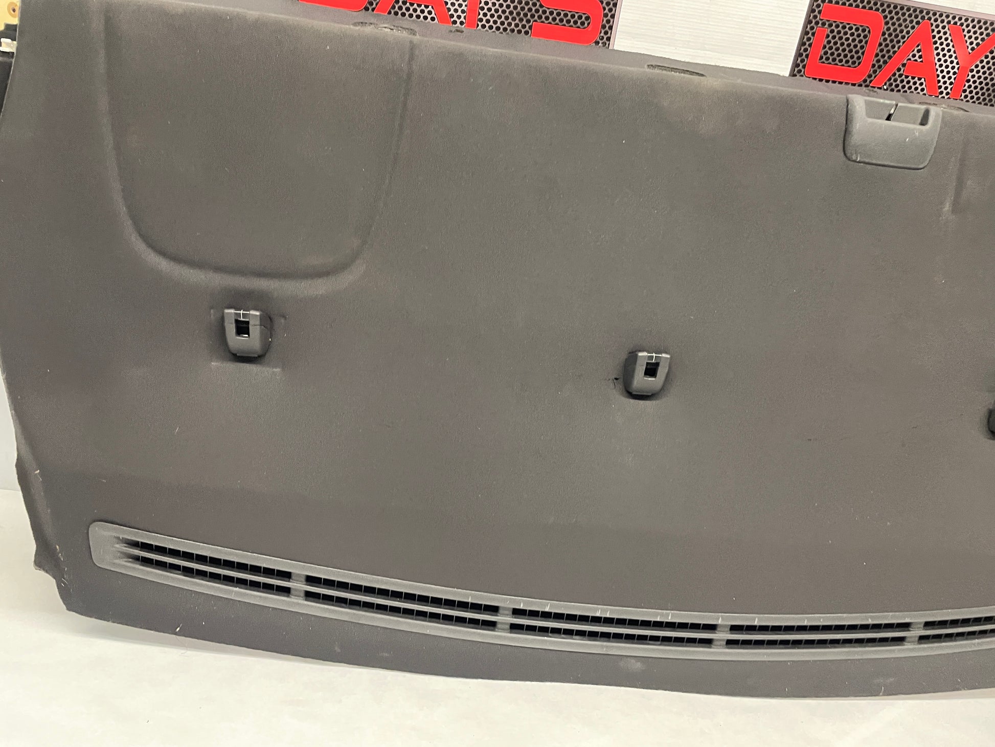 2013 Chevy Caprice PPV Rear Interior Package Shelf Deck Tray Trim OEM - Day's Parts Yard