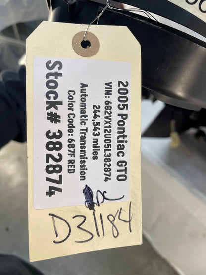 2005 Pontiac GTO Center Console Armrest Window Switch Shifter Bezel OEM - Day's Parts Yard