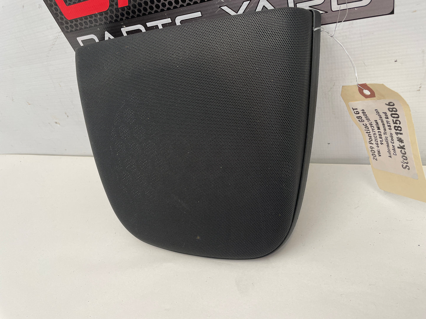 2009 Pontiac G8 GT Rear Package Tray Parcel Self Speaker Grille OEM - Day's Parts Yard