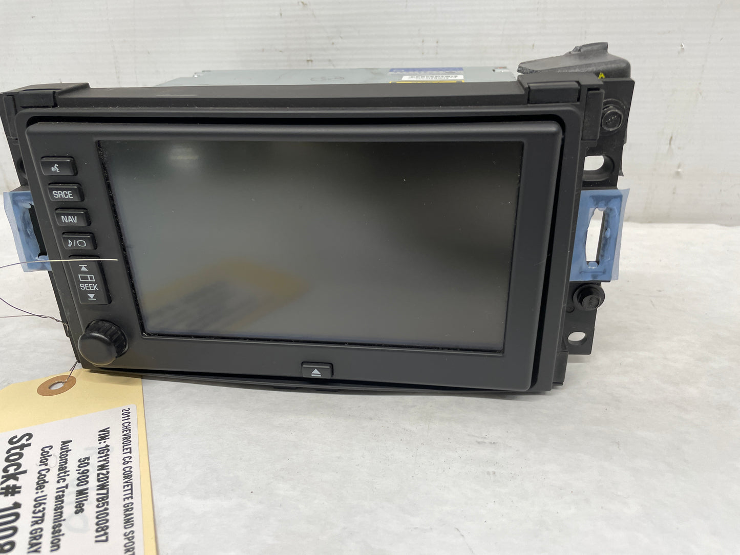 2011 Chevy C6 Corvette Radio Receiver CD DVD Navigation Display Screen Unit OEM
