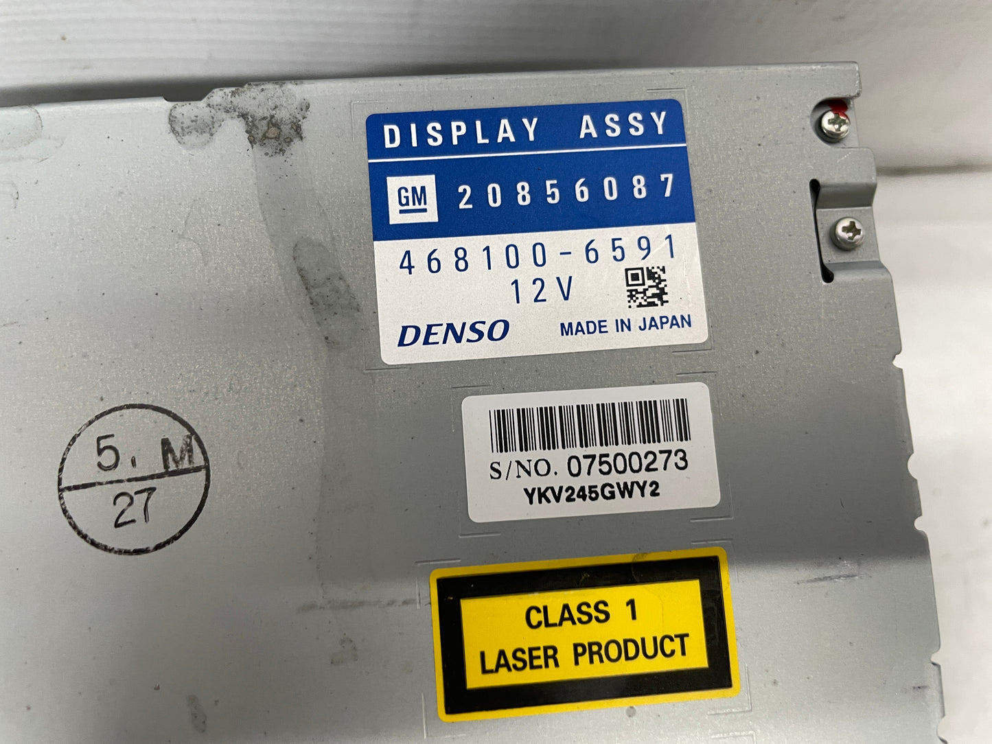 2011 Chevy C6 Corvette Radio Receiver CD DVD Navigation Display Screen Unit OEM