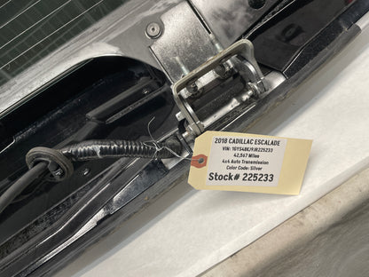 2018 Cadillac Escalade Rear Trunk Hatch Glass Window Hatchback OEM