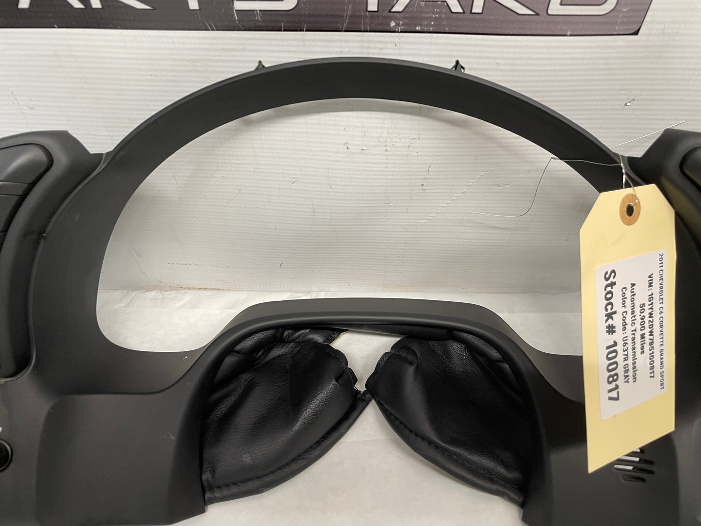 2011 Chevy C6 Corvette Dash Gauge Cluster Speedometer Bezel Panel w/ Switches OEM