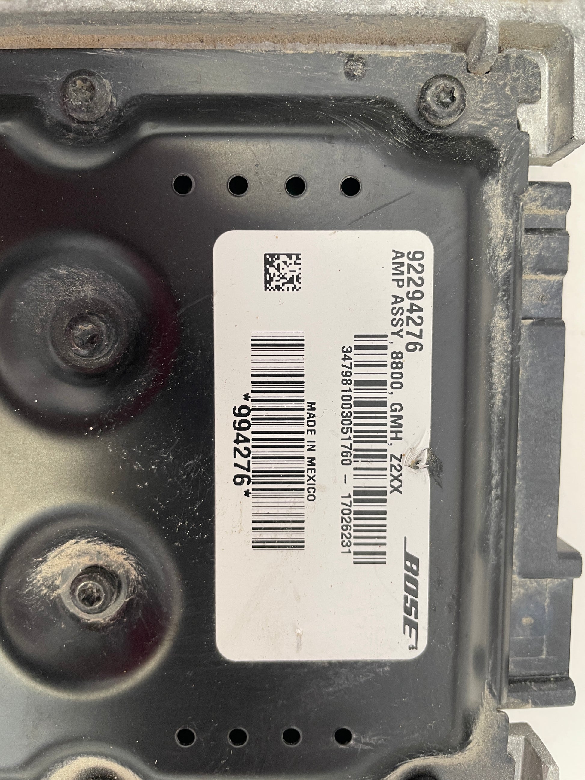 2017 Chevy SS Sedan Bose Radio Amplifier OEM - Day's Parts Yard