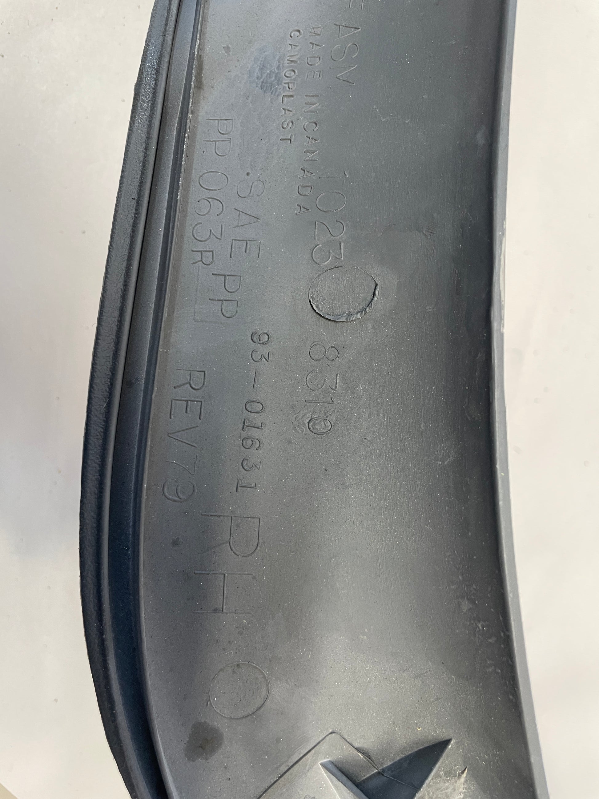 1998 Pontiac Firebird Formula Trans Am Rear Passenger Trunk Pinch Weld Cover OEM - Day's Parts Yard