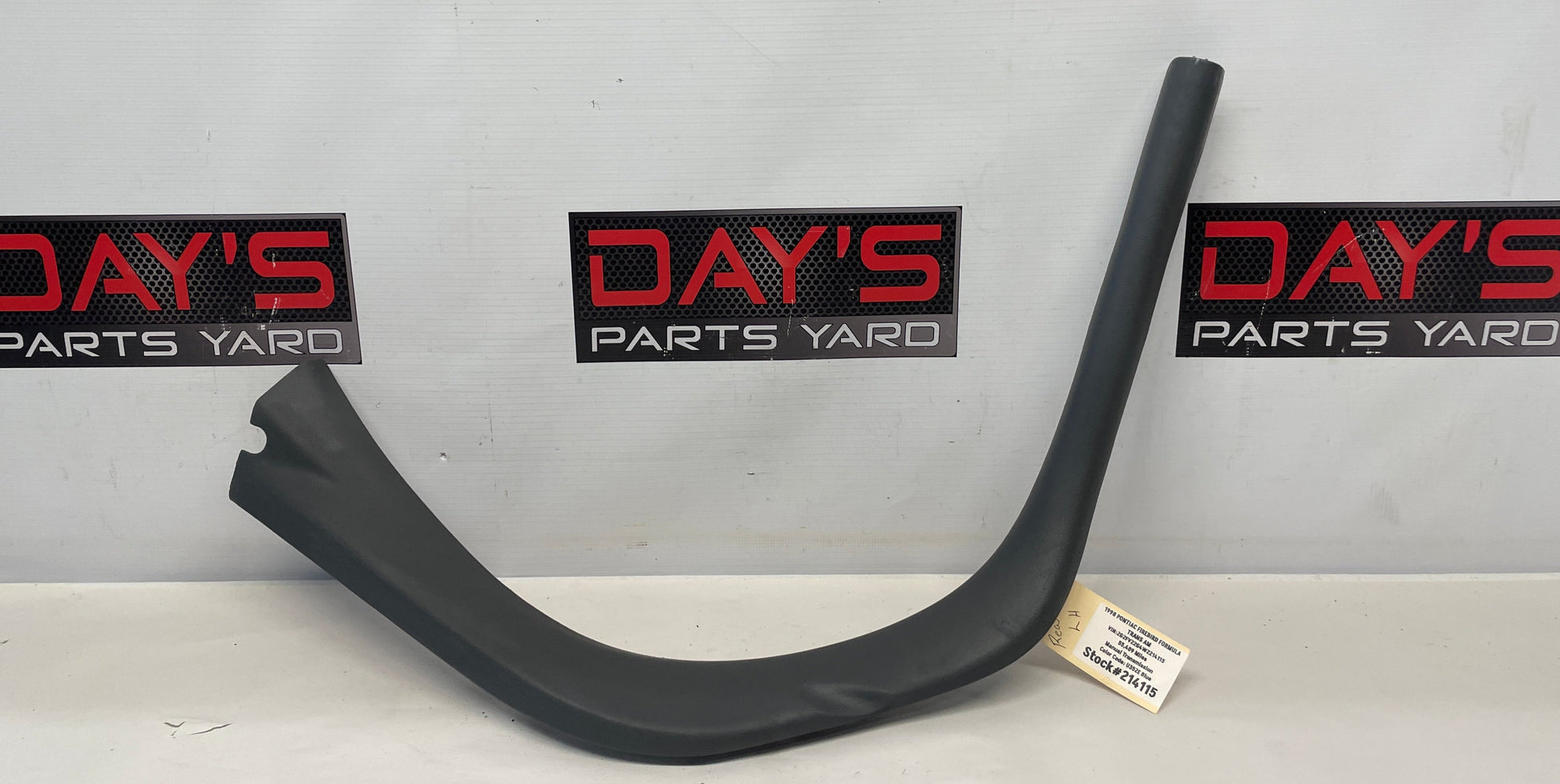 1998 Pontiac Firebird Formula Trans Am Rear Driver Trunk Pinch Weld Cover OEM - Day's Parts Yard