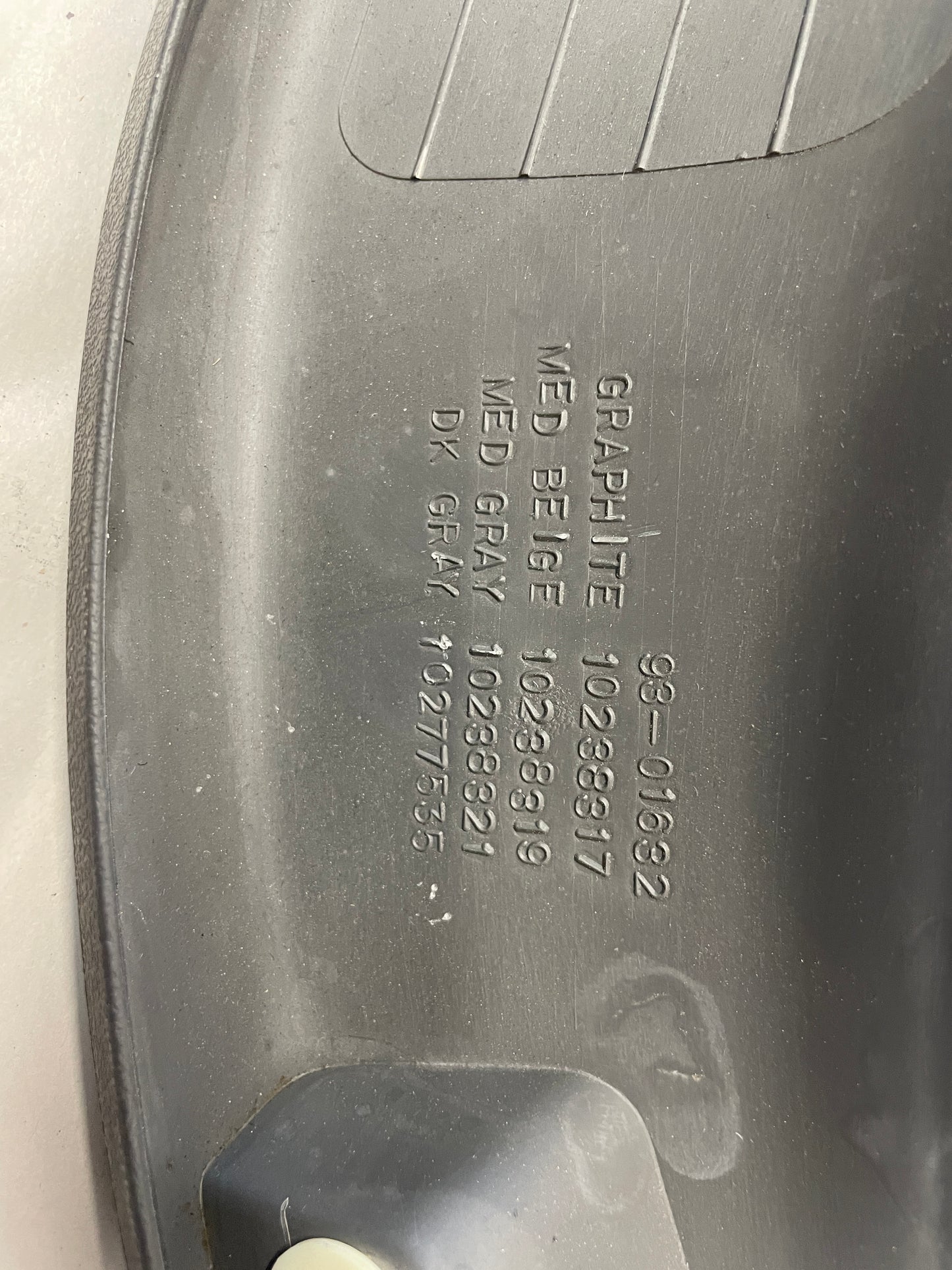 1998 Pontiac Firebird Formula Trans Am Rear Driver Trunk Pinch Weld Cover OEM - Day's Parts Yard