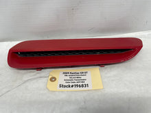 2009 Pontiac G8 GT RH Passenger Hood Vent Scoop Red OEM - Day's Parts Yard