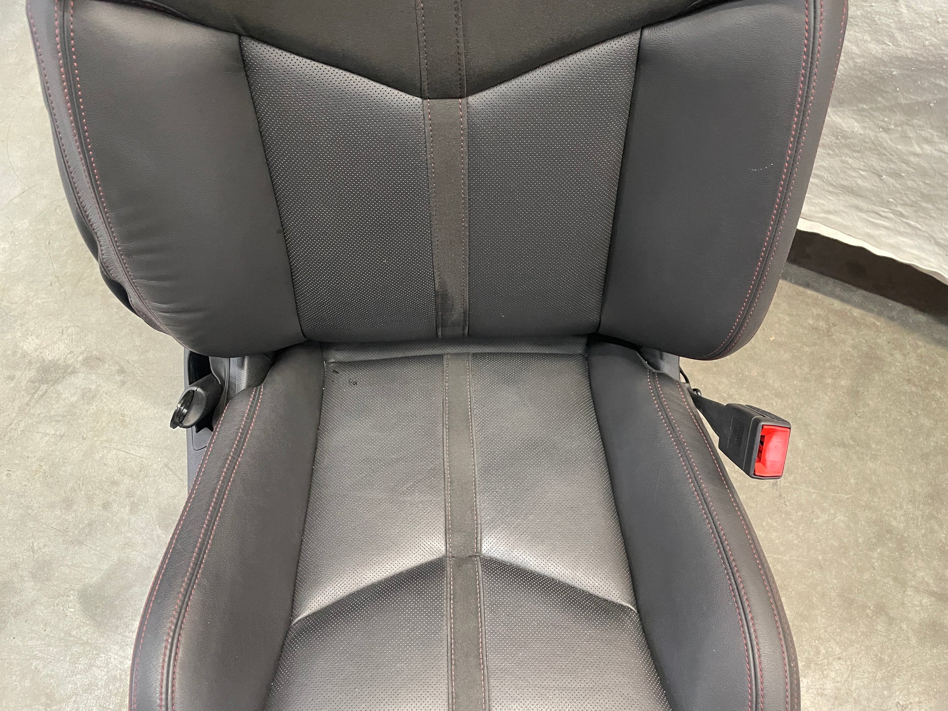 2014 Chevy SS Sedan Seats Fronts and Rears Black Leather Alcantara Suede OEM - Day's Parts Yard