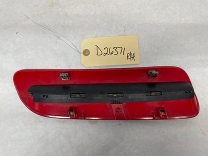 2009 Pontiac G8 GT RH Passenger Hood Vent Scoop Red OEM - Day's Parts Yard