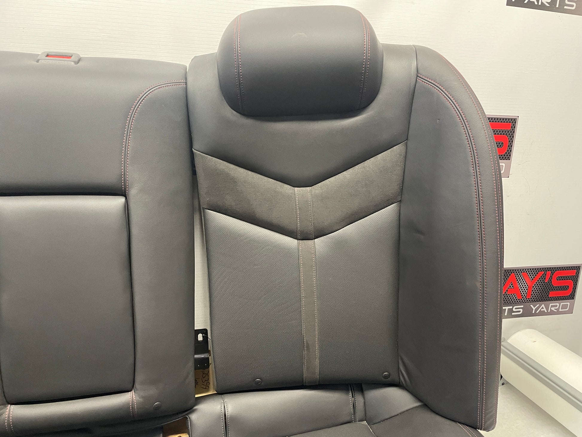 2014 Chevy SS Sedan Seats Fronts and Rears Black Leather Alcantara Suede OEM - Day's Parts Yard