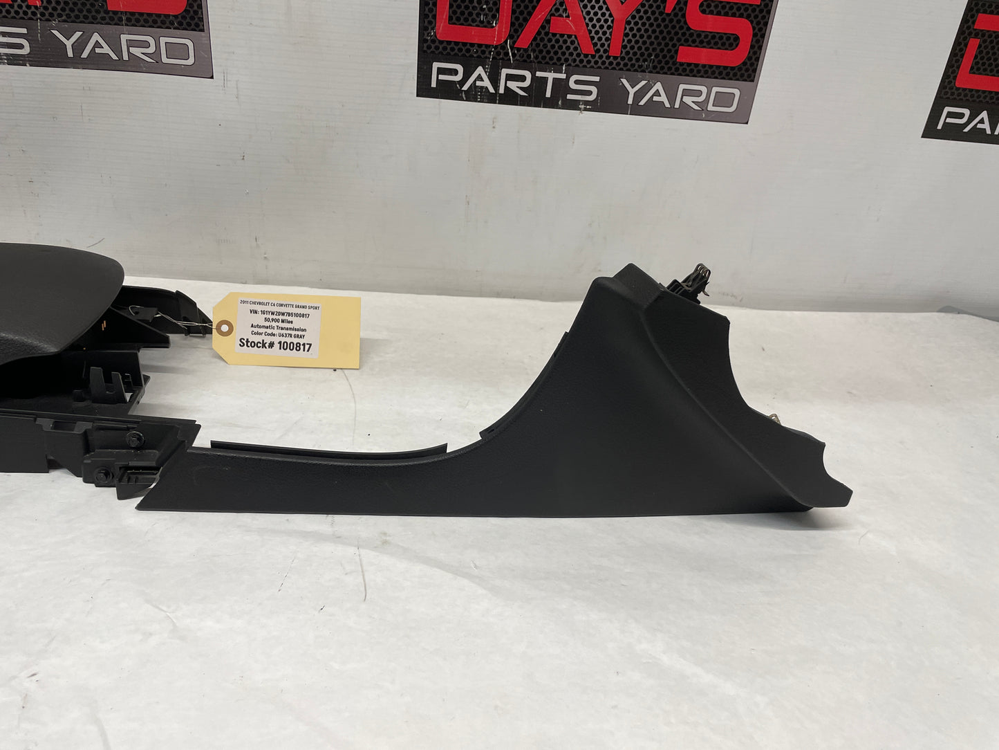 2011 Chevy C6 Corvette Grand Sport Upper Lower Center Console Armrest Lid Door OEM