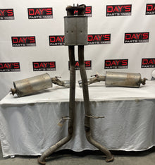 2005 Pontiac GTO Factory OEM RH & LH Axle Back Exhaust Mufflers w/ Pipe - Day's Parts Yard