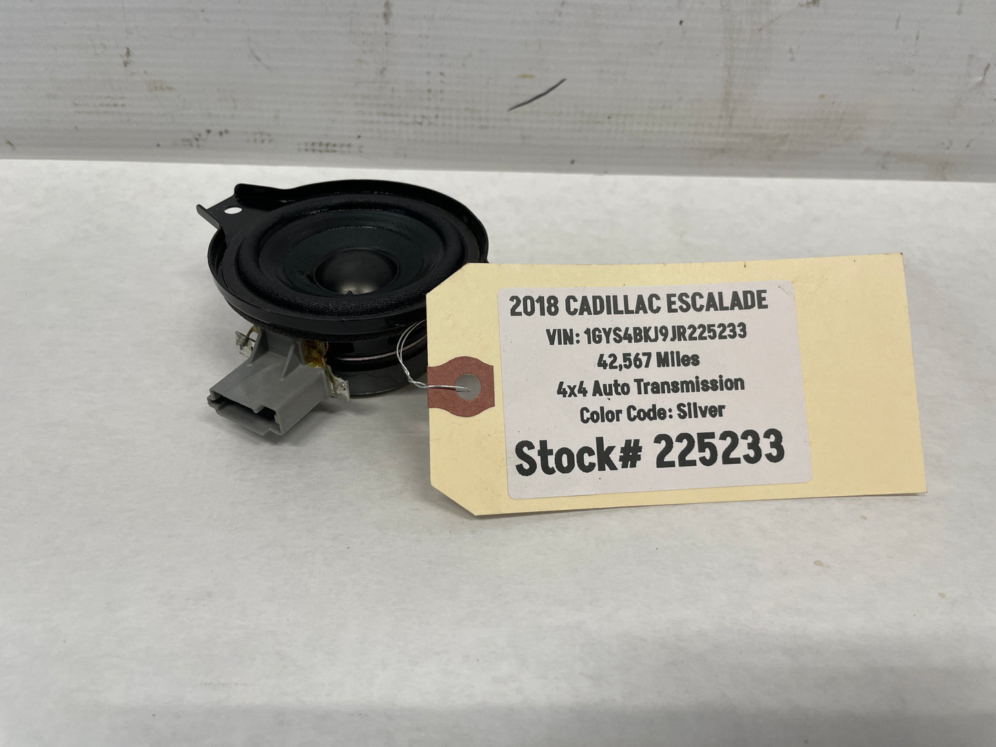 2018 Cadillac Escalade Bose Center Dash Speaker OEM