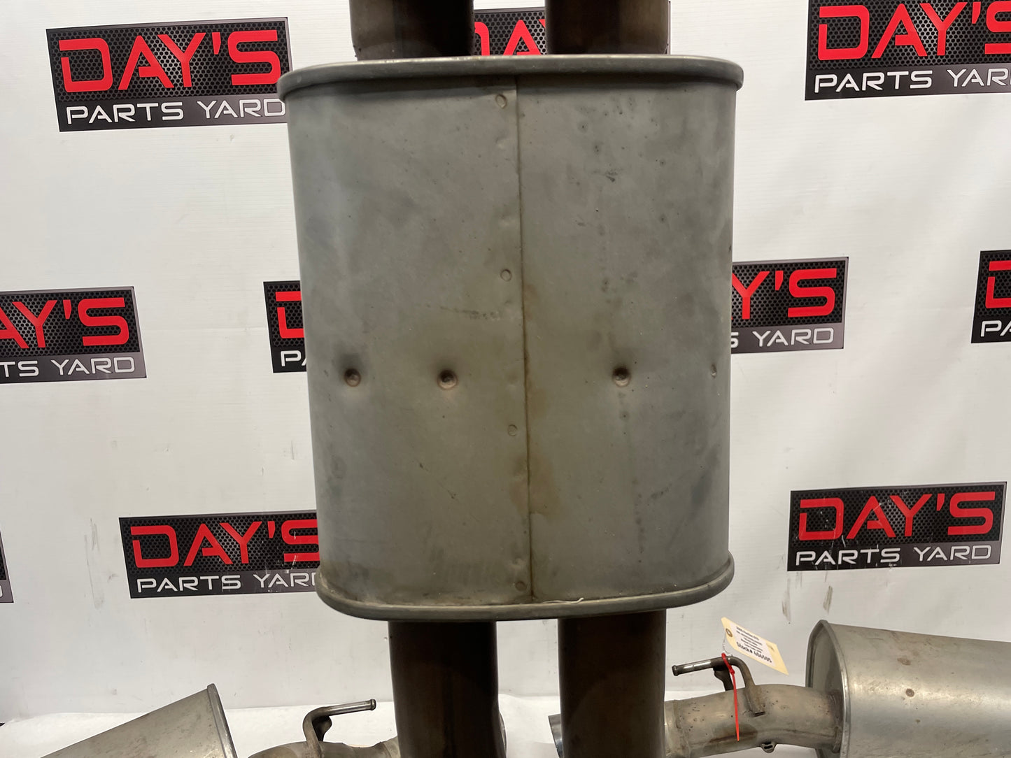 2005 Pontiac GTO Factory OEM RH & LH Axle Back Exhaust Mufflers w/ Pipe - Day's Parts Yard