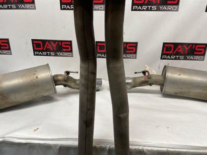 2005 Pontiac GTO Factory OEM RH & LH Axle Back Exhaust Mufflers w/ Pipe - Day's Parts Yard