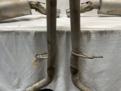 2005 Pontiac GTO Factory OEM RH & LH Axle Back Exhaust Mufflers w/ Pipe - Day's Parts Yard