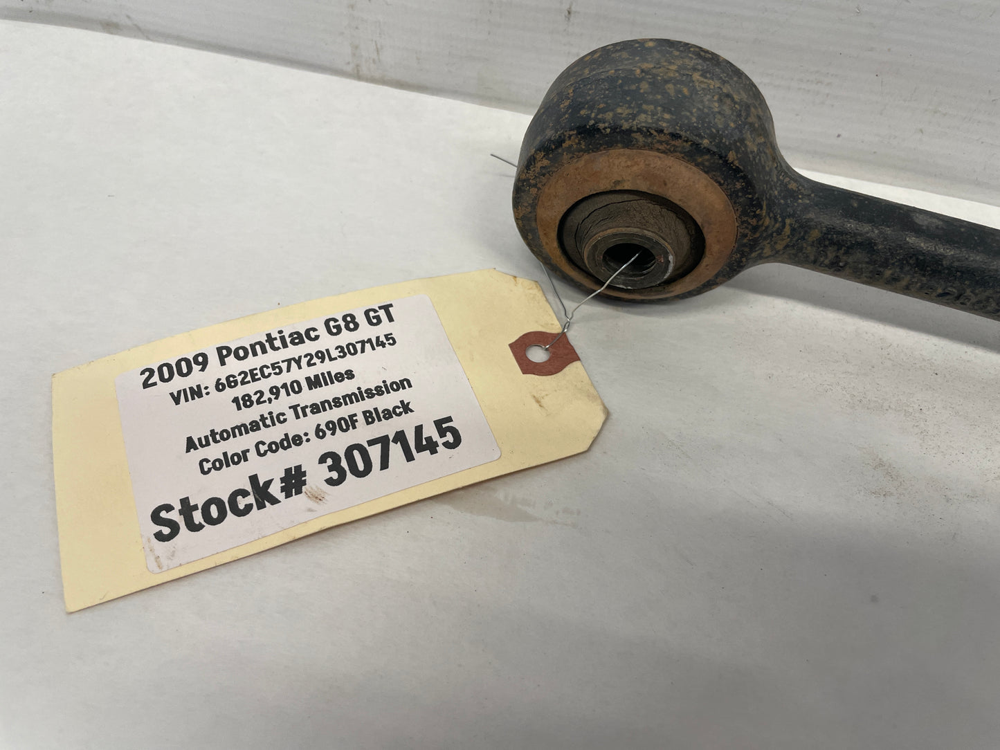 2009 Pontiac G8 LH Driver Front Suspension Lower Rear Ward Control Arm OEM