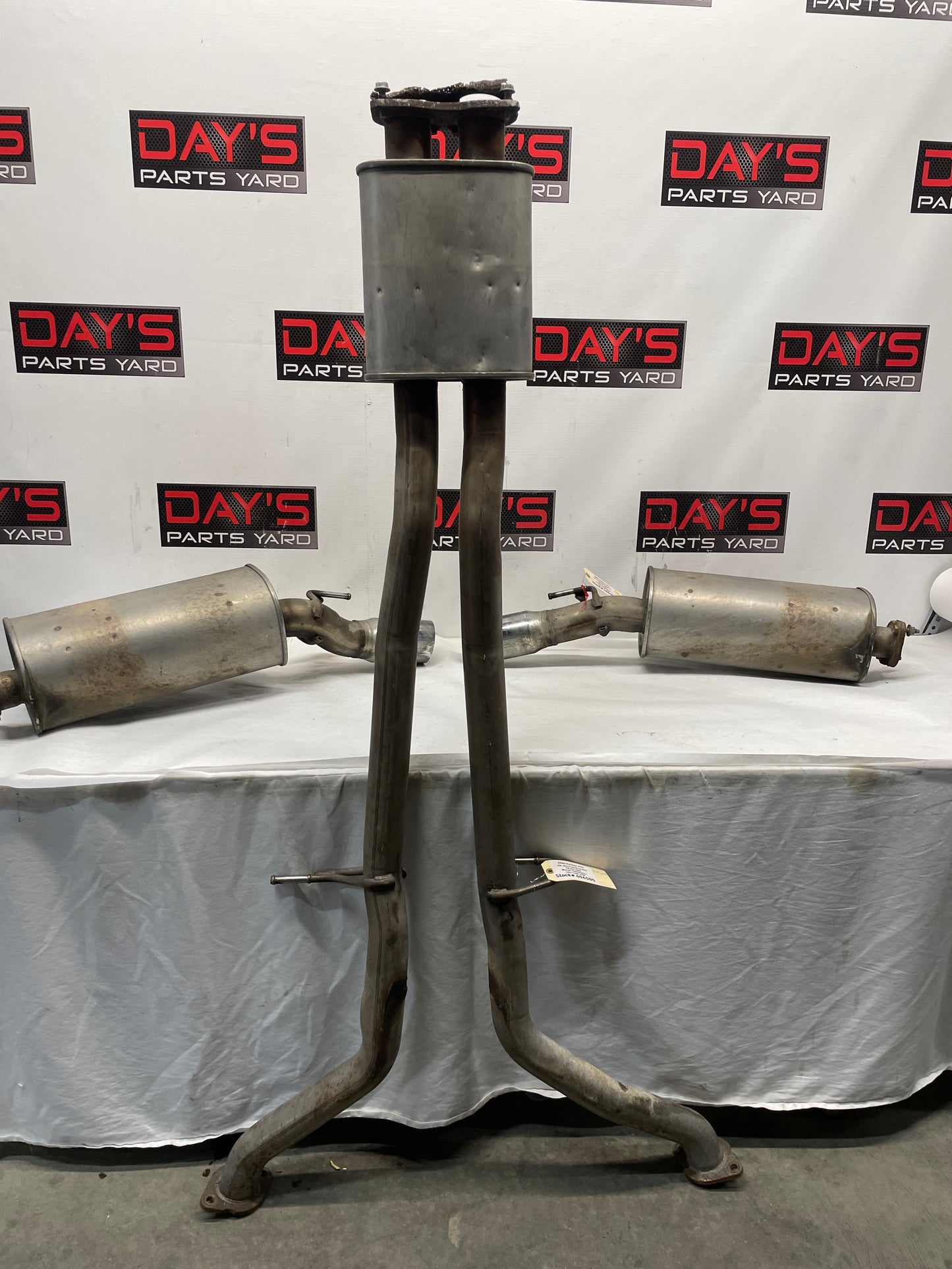 2005 Pontiac GTO Factory OEM RH & LH Axle Back Exhaust Mufflers w/ Pipe - Day's Parts Yard